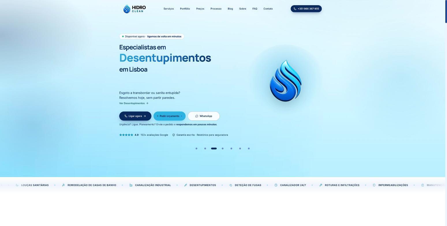 Site da Hidroclean