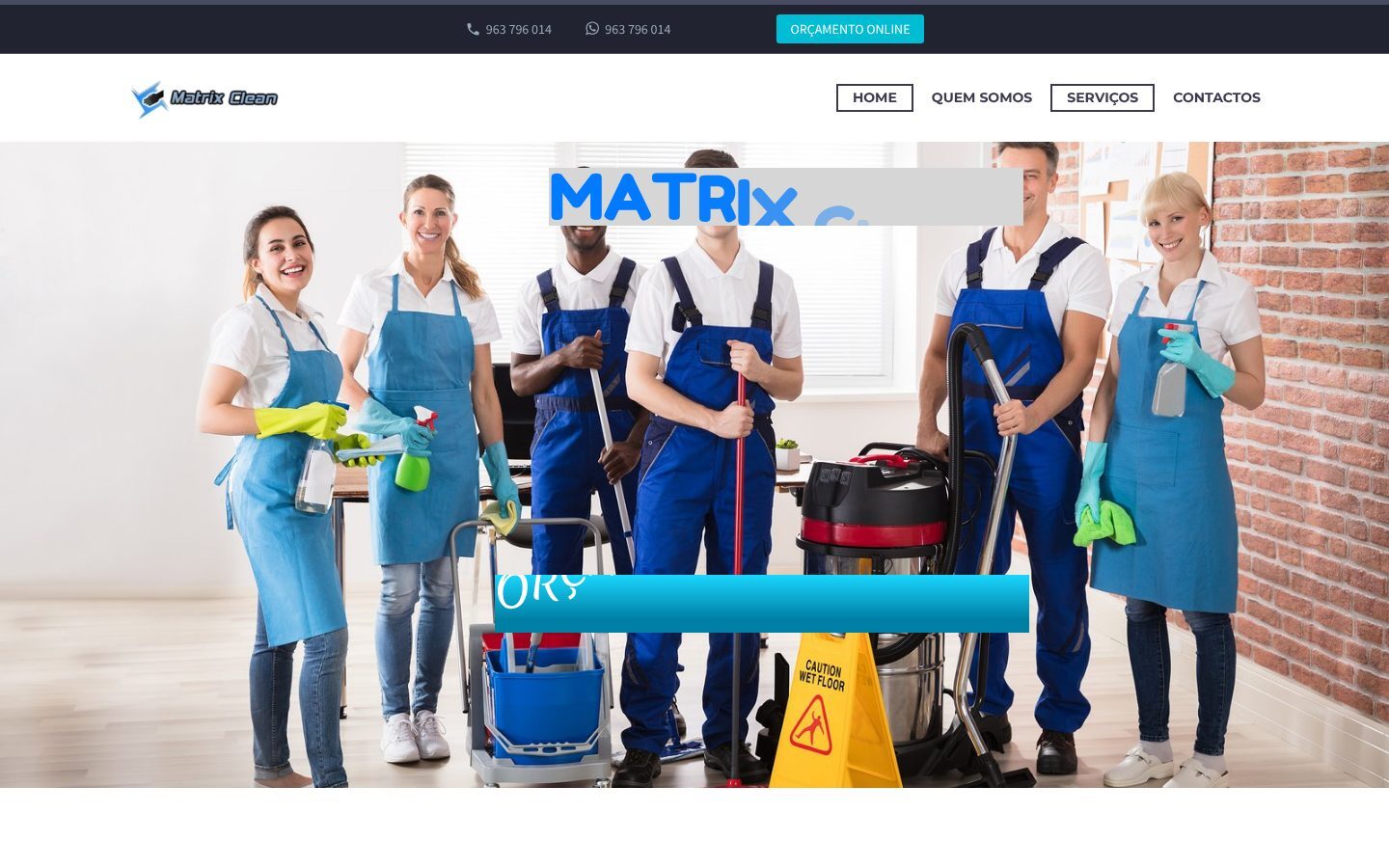 Site da Matrix Clean