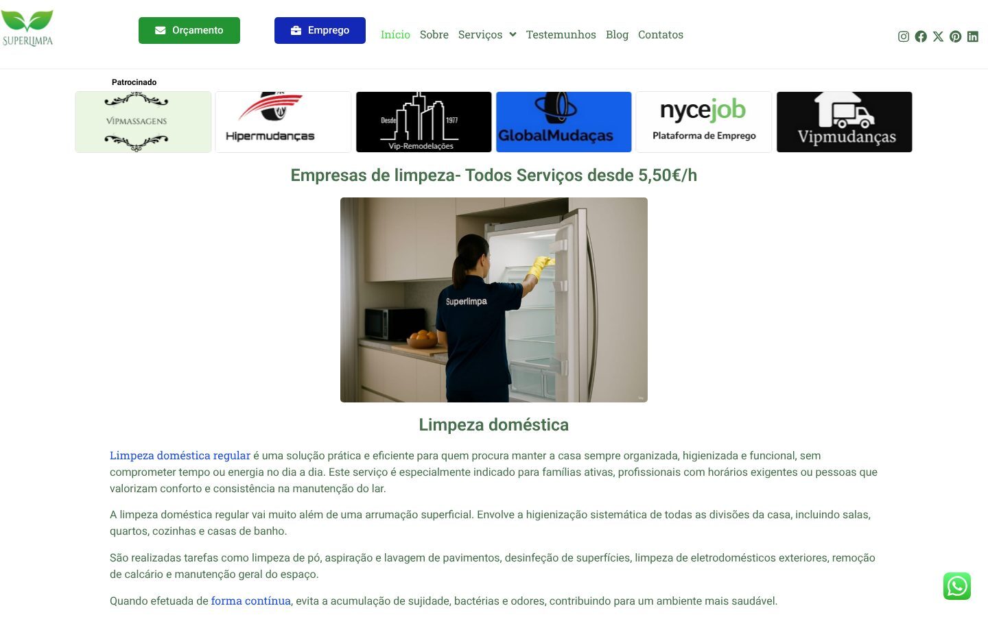 Site da Superlimpa