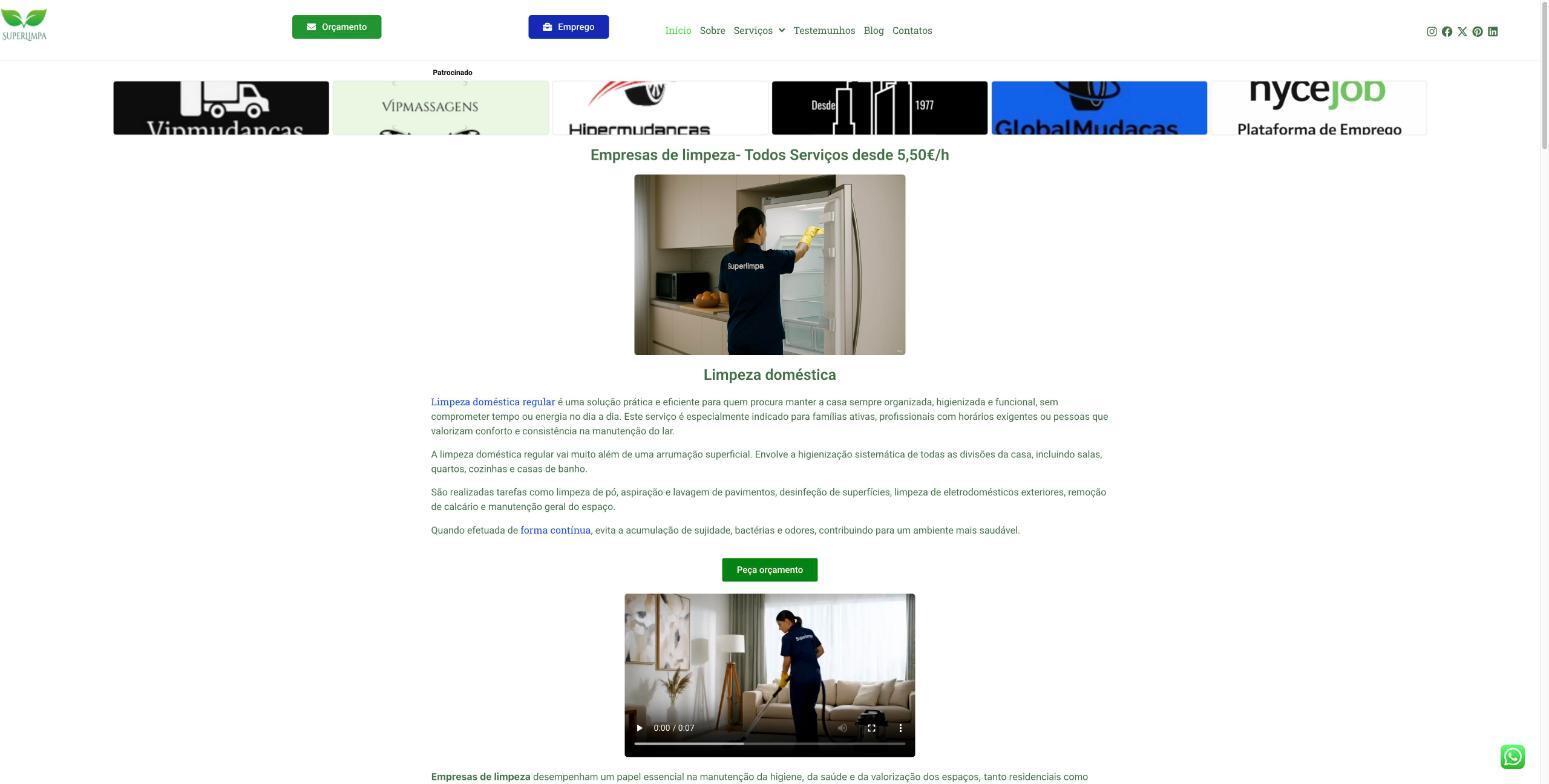 Site da Superlimpa