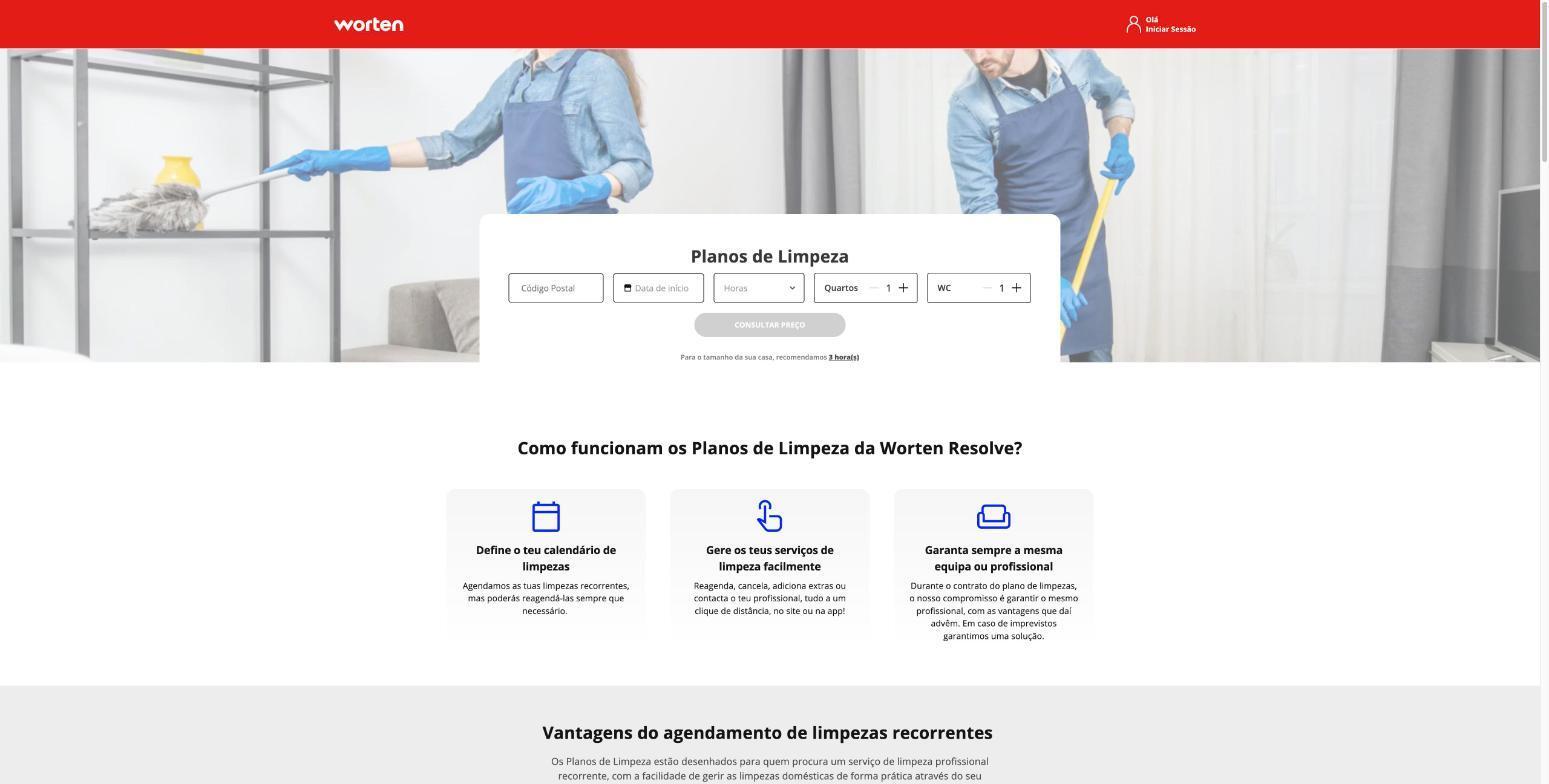 Site da Worten Resolve