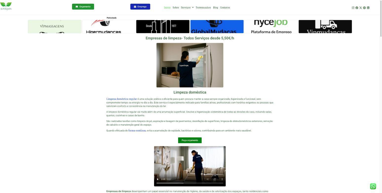 Site da Superlimpa