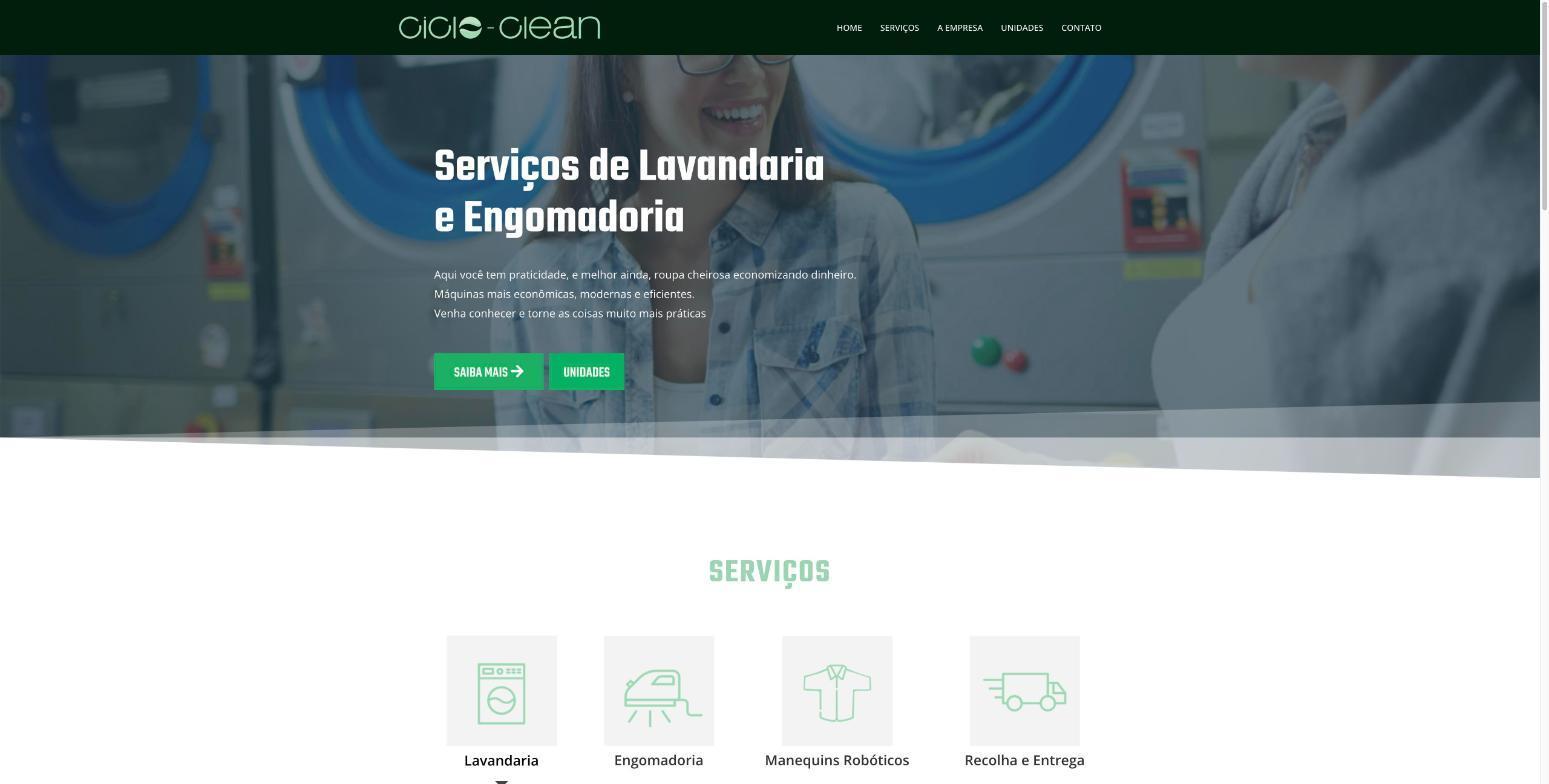 Site da Ciclo Clean