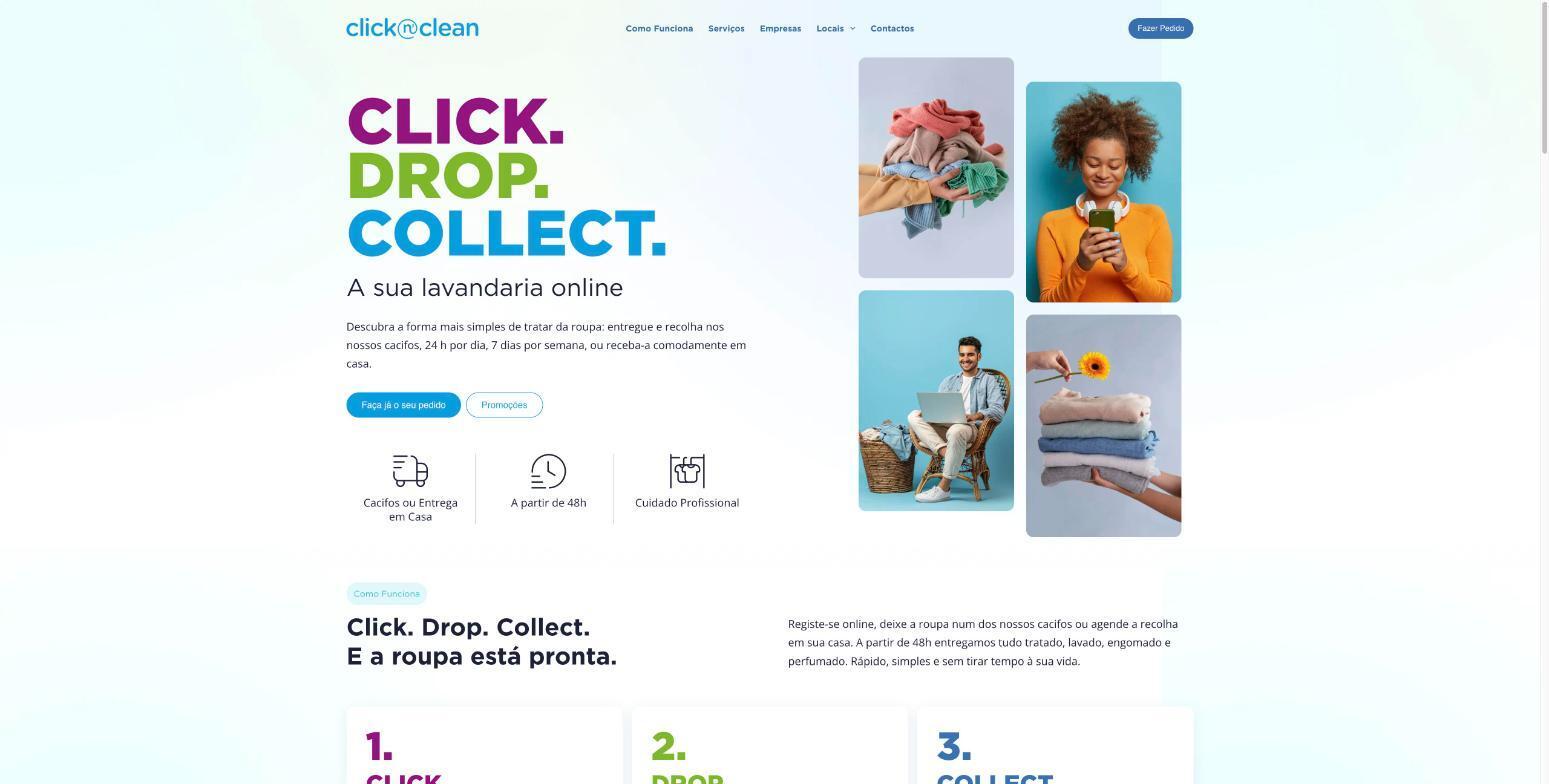 Site do Click n’ Clean
